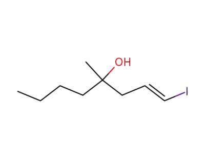 1-iodo-4-hydroxy-4-methyl-trans-1-octene