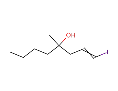 1-iodo-4-hydroxy-4-methyl-trans-octene