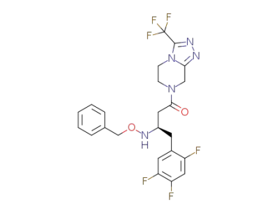 3(R)-3-[(benzyloxy)amino]-1-[3-(trifluoromethyl)-5H,6H,7H,8H-[1,2,4]triazolo[4,3-a]pyrazin-7-yl]-4-(2,4,5-trifluorophenyl)butan-1-one